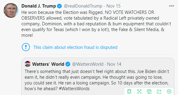 重磅不断!特朗普又发了一遍:我赢了大选 Moderna疫苗传佳音市场巨震(图3) 重磅不断!特朗普又发了一遍:我赢了大选 Moderna疫苗传佳音市场巨震(图3)